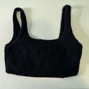 Women's Gilly Hicks Sherpa Black Cropped Tank Size Medium